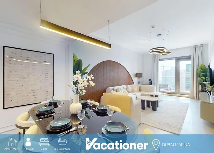 Sparkle Tower - Chic Three Bed With Marina View